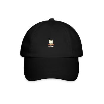 Eul Doch ! (weisse Schrift) - Baseballkappe - Schwarz/Schwarz - Vorne