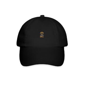 Hog Hunter Schweinejagd - Baseballkappe - Schwarz/Schwarz - Vorne