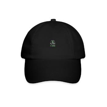 Proud gymnastics mom - Baseball Cap - black/black - Front