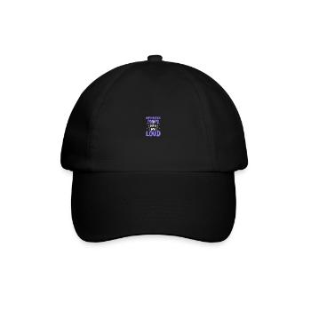 Proud gymnastics mom - Baseball Cap - black/black - Front
