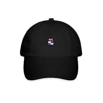 Idée cadeau du drapeau du Panama - Casquette classique - noir/noir - Devant