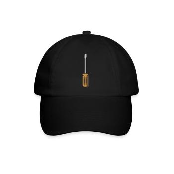Conception d’outils de tournevis pour les artisans - Casquette classique - noir/noir - Devant