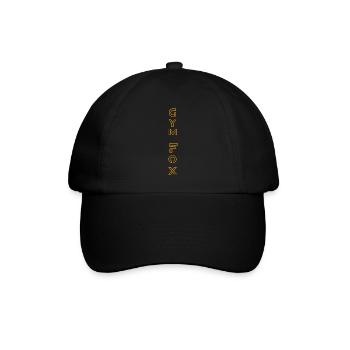 GYM FOX - Motivating Gym and Fitness Designs - Baseball Cap - black/black - Front