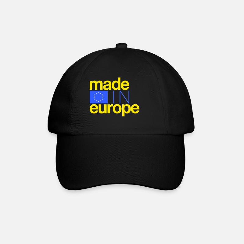 Made in Europe – Sonderedition - Baseballkappe - Schwarz/Schwarz