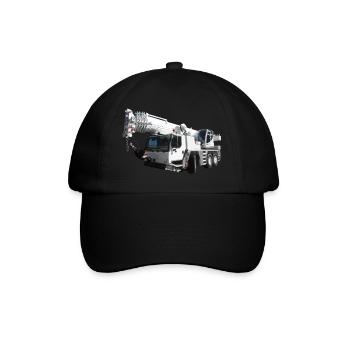 construction equipment - Baseball Cap - black/black - Front
