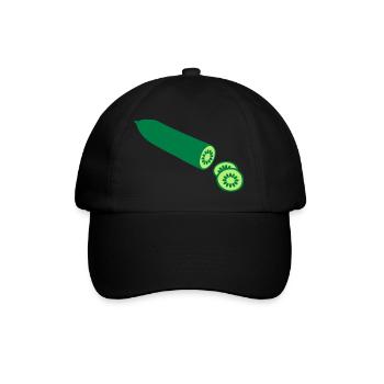 Cucumber - Baseball Cap - black/black - Front