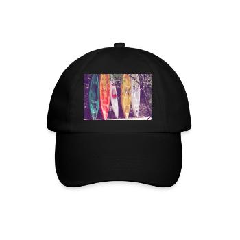 canoes - Baseball Cap - black/black - Front