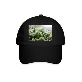 Moss nature macro shot - Baseball Cap - black/black - Front
