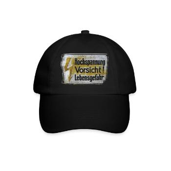 DK vintage sign - Baseball Cap - black/black - Front