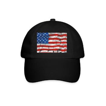 America - Baseball Cap - black/black - Front