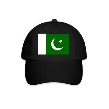 Pakistan Flag - Baseball Cap - black/black - Front