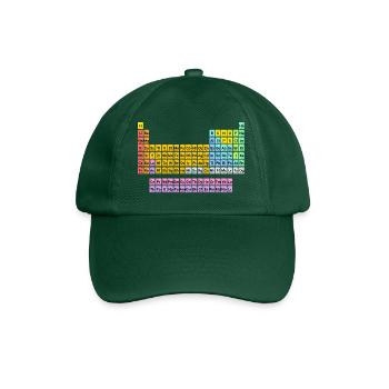 Tableau périodique - Casquette classique - vert bouteille - Devant