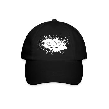 Bateau de taches de couleur - Casquette classique - noir/noir - Devant