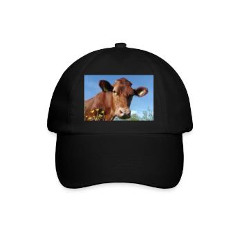 vache - Casquette classique - noir/noir - Devant
