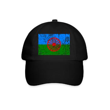 drapeau du peuple romani ou styago le romengo - Casquette classique - noir/noir - Devant