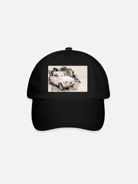 500 classic cars - Baseball Cap - black/black