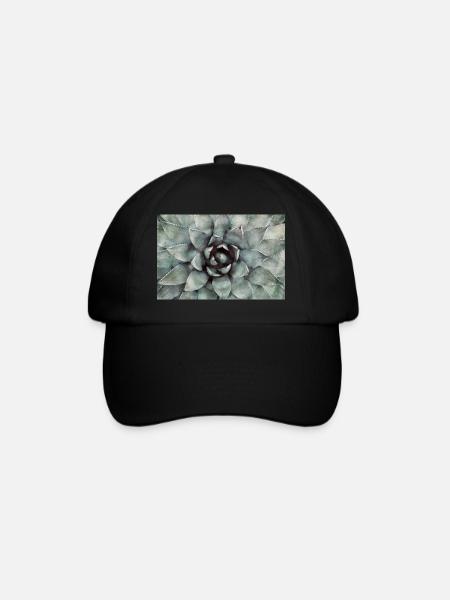 Succulents - Baseball Cap - black/black