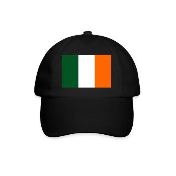 Drapeau de l’Irlande - Casquette classique - noir/noir - Devant
