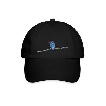 EISVOGELVOGEL - Baseballkappe - Schwarz/Schwarz - Vorne