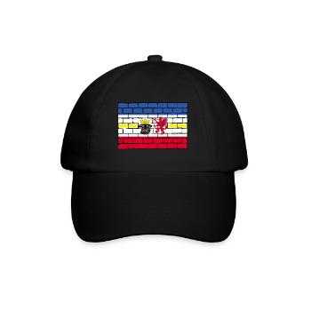 Mecklenburg-Western Pomerania flag flag - Baseball Cap - black/black - Front