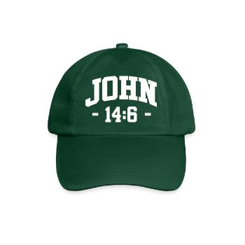John 14:6 - Jesus Christ - Christian religion - Casquette classique - vert bouteille - Devant