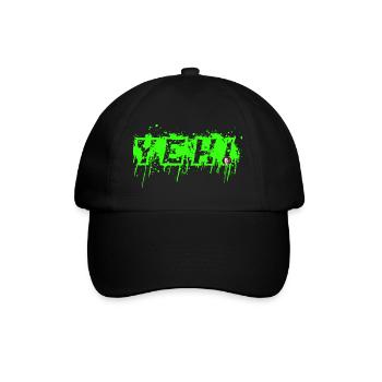 yeh fluo Paolowushu - Casquette classique - noir/noir - Devant