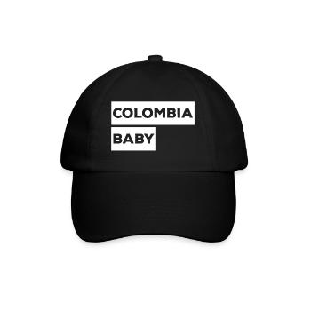 Colombia Baby - Baseballkappe - Schwarz/Schwarz - Vorne