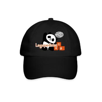 Panda Speech Therapist - Baseball Cap - black/black - Front