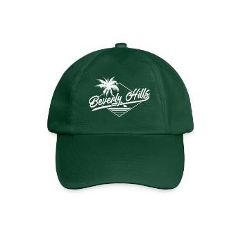 Beverly Hills Kalifornien - Baseballkappe - Flaschengrün - Vorne