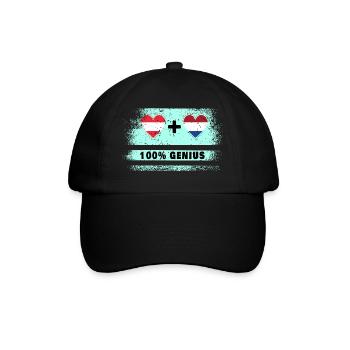 Austria and Netherlands 100% Ingenious / Gift - Baseball Cap - black/black - Front