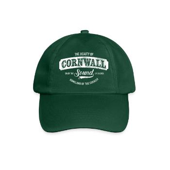 DIE SCHÖNHEIT VON CORNWALL, CORNISH - Baseballkappe - Flaschengrün - Vorne