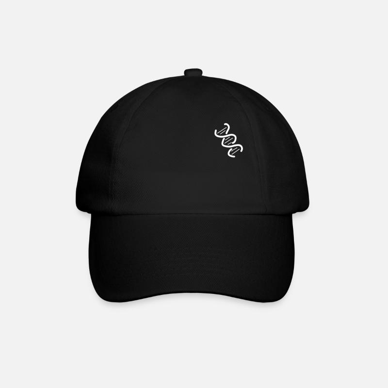 Genetik DNA - Baseballkappe - Schwarz/Schwarz