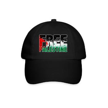 Palestine libre - Casquette classique - noir/noir - Devant