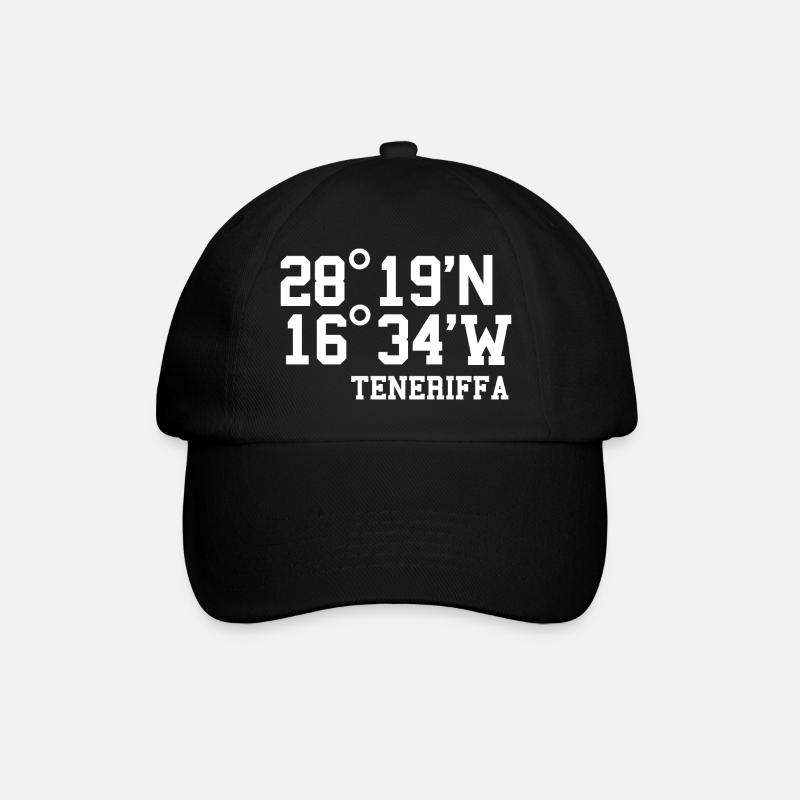 Ténérife Canaries Iles Canaries Vacances - Casquette classique - noir/noir