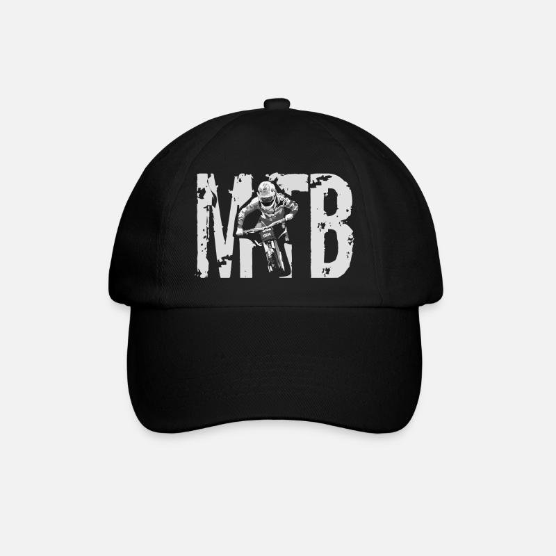 Mtb - Baseballkappe - Schwarz/Schwarz