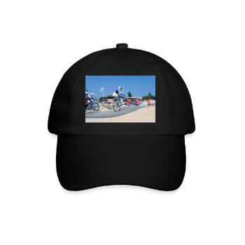 bike bmx mountain bike - Baseball Cap - black/black - Front