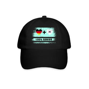 Allemagne et Corée du Sud Genial / Cadeau - Casquette classique - noir/noir - Devant