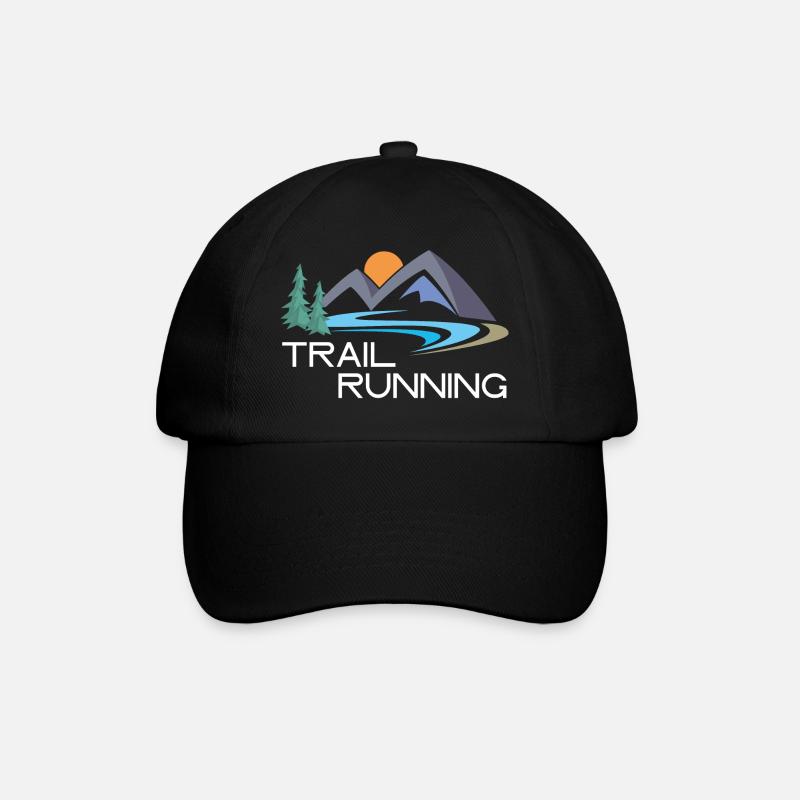 Trailrunning - Baseballkappe - Schwarz/Schwarz