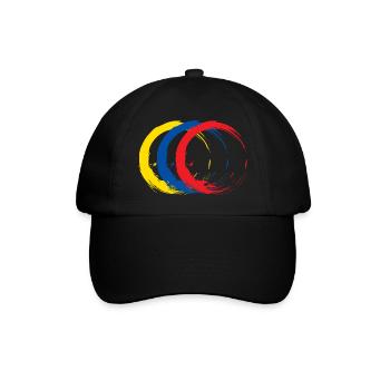 Ecuador - Baseballkappe - Schwarz/Schwarz - Vorne