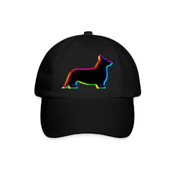 CMYK Welsh Corgi Cardigan - Baseball Cap - black/black - Front