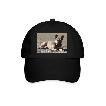 Diable bouledogue français petit molose. - Casquette classique - noir/noir - Devant