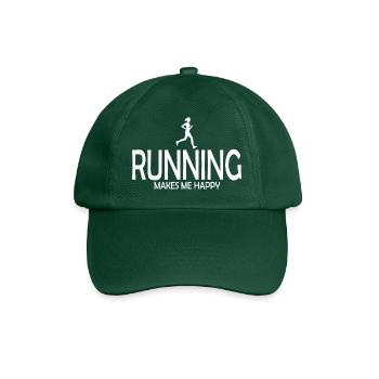 Marathon Running Run jogging - Casquette classique - vert bouteille - Devant