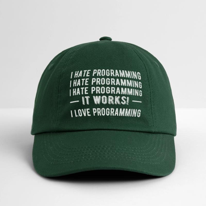 I Hate Programming - Funny Programmer II Baseball Cap