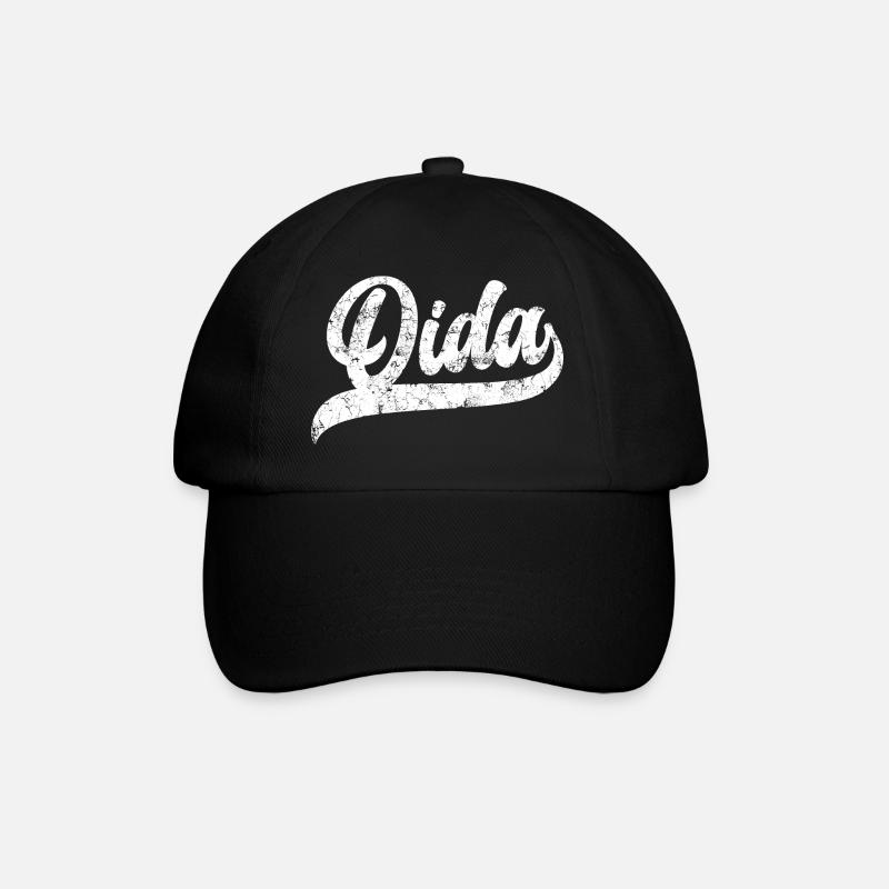 Oida Bayern Österreich Dialekt Vintage - Baseballkappe - Schwarz/Schwarz