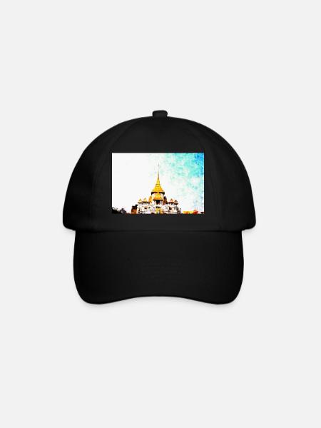 Temples in Thailand - Baseball Cap - black/black