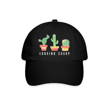 Cactus pointu - Casquette classique - noir/noir - Devant