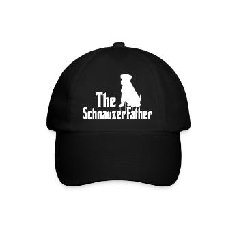 Schnauzer Gassi Motif Drôle Schnauzer Hommes - Casquette classique - noir/noir - Devant