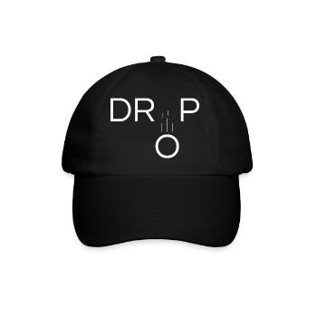 Original Drop Geschenk - Baseballkappe - Schwarz/Schwarz - Vorne