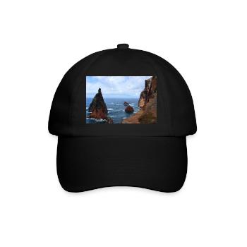 Madeira Portugal Poster - Baseball Cap - black/black - Front