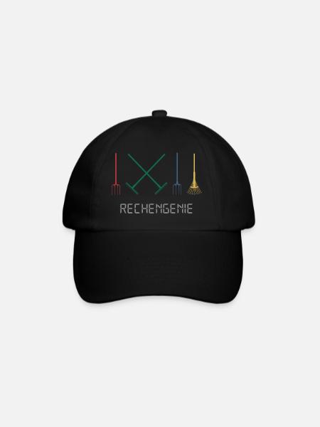garten schrebergarten erntezeit gartenarbeit - Baseballkappe - Schwarz/Schwarz